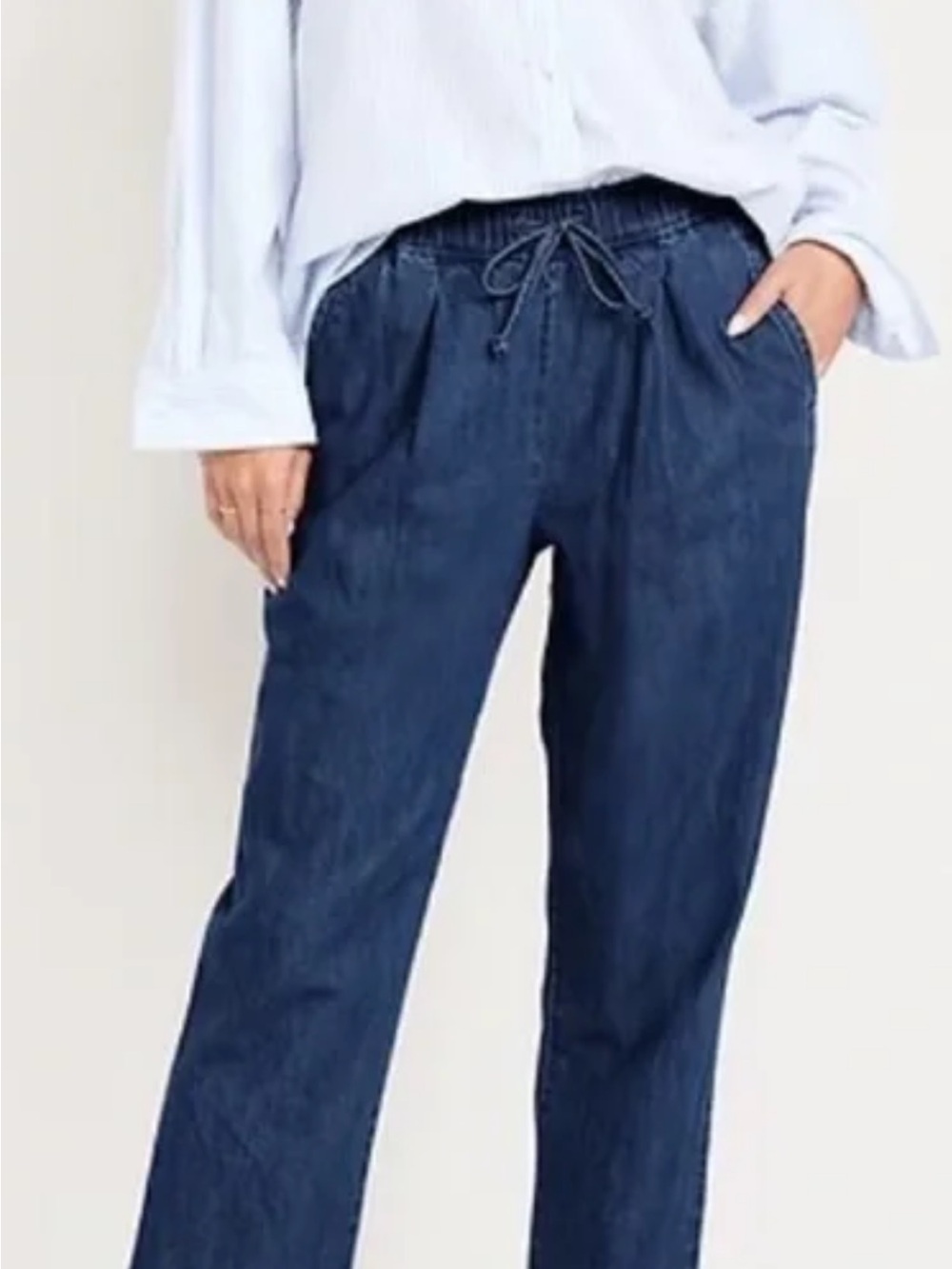 NWT Old Navy High Waisted Billie Straight Ankle Denim Pants L